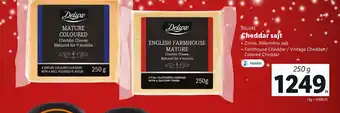 Lidl DELUXE Cheddar sajt 250g ajánlat