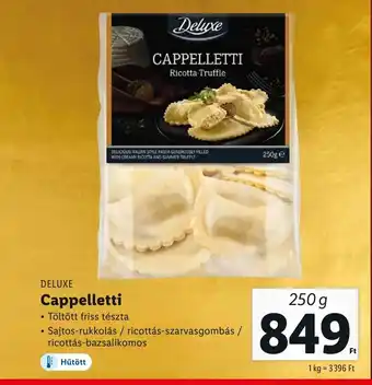 Lidl DELUXE Cappelletti 250g ajánlat