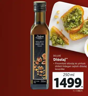 Lidl DELUXE Dióolaj 250ml ajánlat