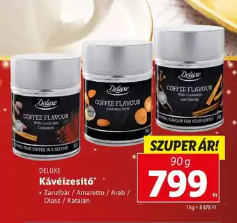 DELUXE Kávéízesítő 90g