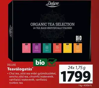 Lidl DELUXE Teaválogatás 42g ajánlat
