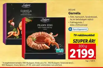 Lidl DELUXE Garnéla 300g ajánlat