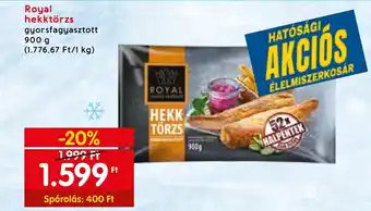 Spar Royal hekktörzs 900g ajánlat