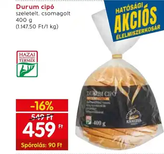 Spar Durum cipó 400g ajánlat