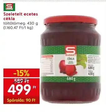 Spar Szeletelt ecetes cékla 430 g ajánlat