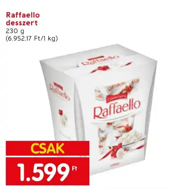 Spar Raffaello desszert 230 g ajánlat