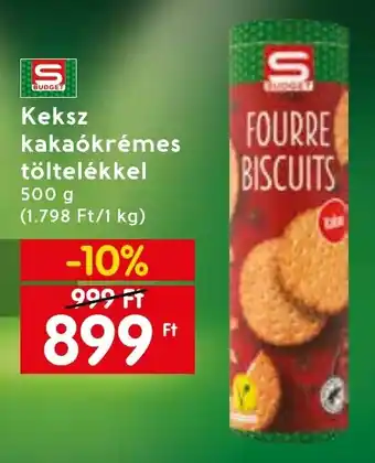 Spar Keksz kakaókrémes töltelékkel 500 g ajánlat