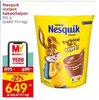 Spar Nesquik instant kakaóitalpor 150 g ajánlat
