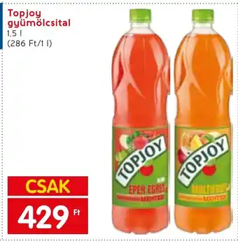 Spar Topjoy gyümölcsital 1,5 l ajánlat