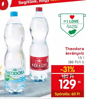 Theodora ásványvíz 1,5 l