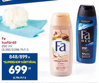 Spar Fa tusfürdő 250 ml ajánlat