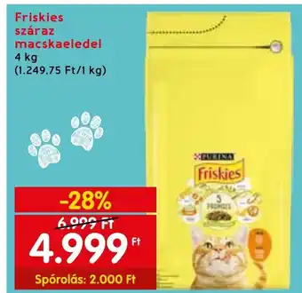 Spar Friskies száraz macskaeledel 4 kg ajánlat