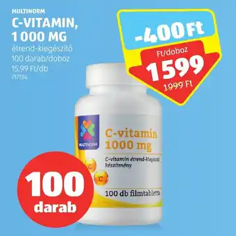 ALDI MULTINORM C-VITAMIN, 1000 MG 100 db ajánlat