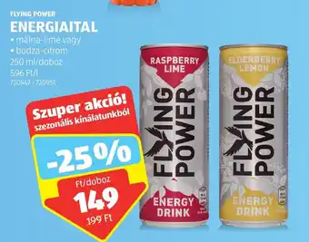 ALDI FLYING POWER ENERGIAITAL 250 ml ajánlat