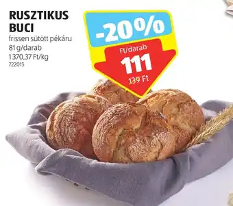RUSZTIKUS BUCI 81 g