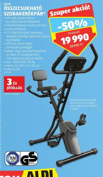 ALDI CRANE ÖSSZECSUKHATÓ SZOBAKERÉKPÁR 1 db ajánlat