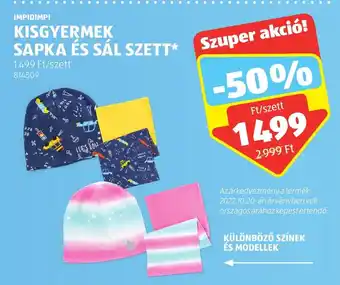 IMPIDIMPI KISGYERMEK SAPKA ÉS SÁL SZETT