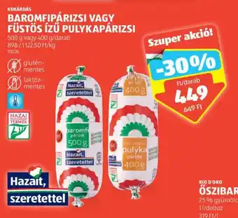 ALDI KOKÁRDÁS BAROMFIPÁRIZSI stb. 500 / 400 g ajánlat