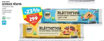 ALDI GOOD CHOICE LEVELES TÉSZTA 275 g ajánlat