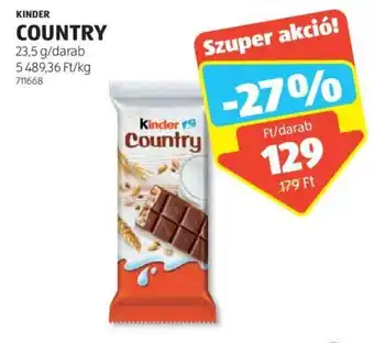 ALDI KINDER COUNTRY 23,5 g ajánlat