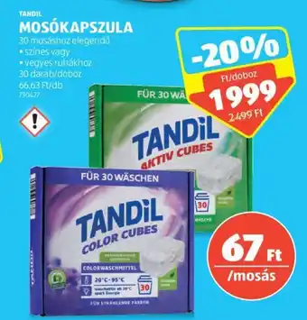 ALDI TANDIL MOSÓKAPSZULA 30 db ajánlat