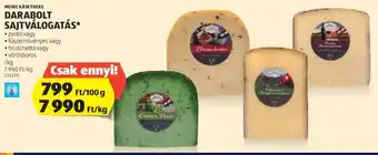 ALDI MEINE KÄSETHEKE DARABOLT SAJTVÁLOGATÁS 1 kg ajánlat