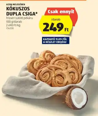 AZON MELEGÉBEN KÓKUSZOS DUPLA CSIGA 100 g
