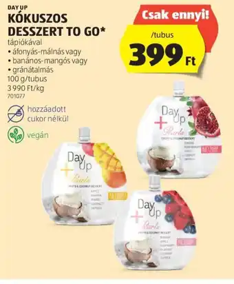DAY UP KÓKUSZOS DESSZERT TO GO 100 g