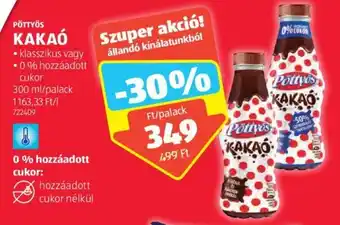 ALDI PÖTTYÖS KAKAÓ 300 ml ajánlat