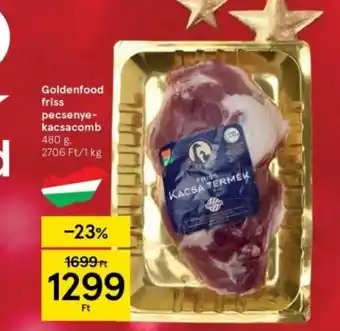 Tesco Goldenfood friss pecsenye kacsacom 480g ajánlat