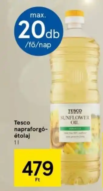 Tesco Tesco napraforgó étolaj 1l ajánlat