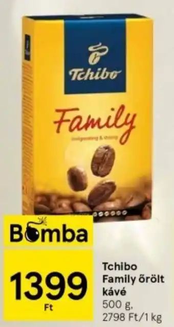 Tesco Tchibo Family őrölt kávé 500g ajánlat