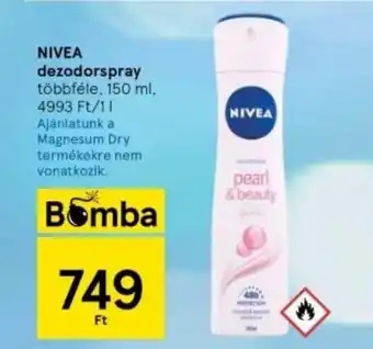 Tesco NIVEA dezodorspray 150ml ajánlat