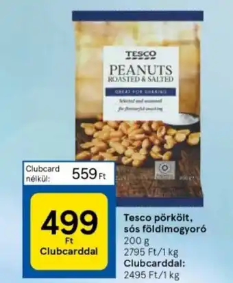 Tesco Tesco pörkölt sós földimogyoró 200 g ajánlat