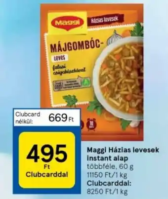 Tesco Maggi Házias levesek instant alap 60g ajánlat