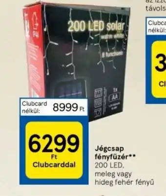 Tesco Jégcsap fényfüzér ajánlat