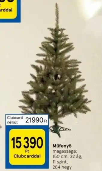 Tesco Műfenyő ajánlat