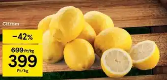 Tesco Citrom 1kg ajánlat