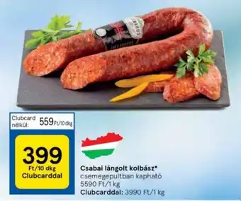 Tesco Csabai lángolt kolbász 10dkg ajánlat