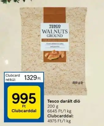 Tesco Tesco darált dió 200 g ajánlat