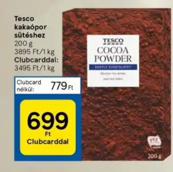 Tesco Tesco kakaópor sütéshez 200 g ajánlat