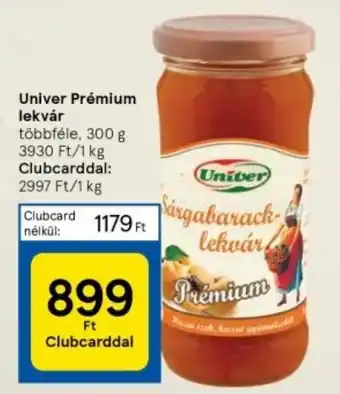 Tesco Univer Prémium lekvár 300g ajánlat