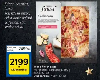 Tesco Tesco finest pizza 450g ajánlat