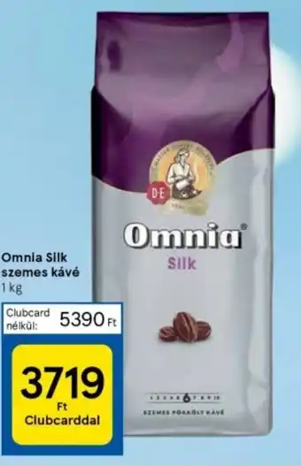Omnia Silk szemes kávé 1kg