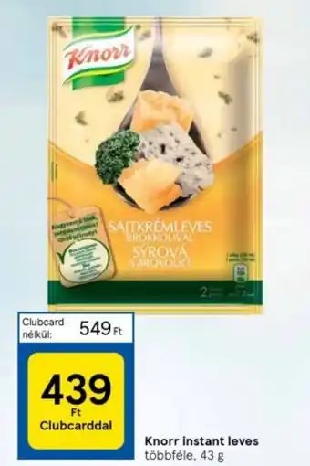 Tesco Knorr instant leves 43g ajánlat