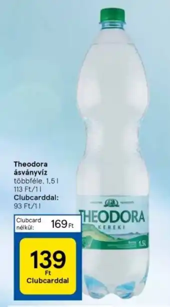 Tesco Theodora ásványvíz 1,5l ajánlat