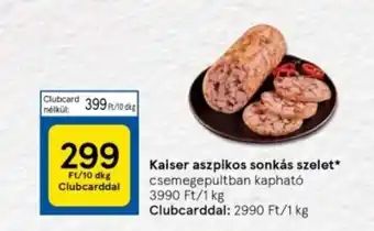 Tesco Kaiser aszpikos sonkás szelet 10dkg ajánlat