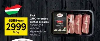Tesco Pick GMO mentes sertés oldalas 1kg ajánlat