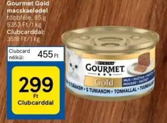 Tesco Gourmet Gold macskaeledel 85g ajánlat