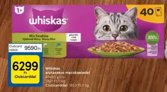 Tesco Whiskas alutasakos macskaeledel 3400g ajánlat